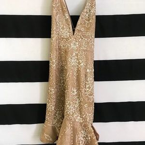 Champagne Glitter Dress